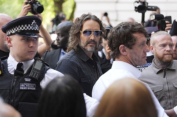 British comedian and actor Russell Brand was granted conditional bail during a court appearance on Friday, after he was charged …