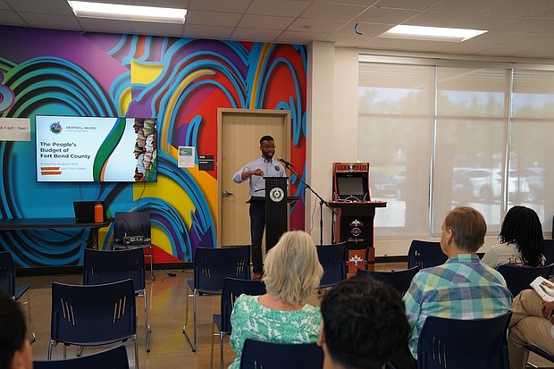 Fort Bend County residents participate in the 2nd Annual Participatory Budget Town Hall Series Events.