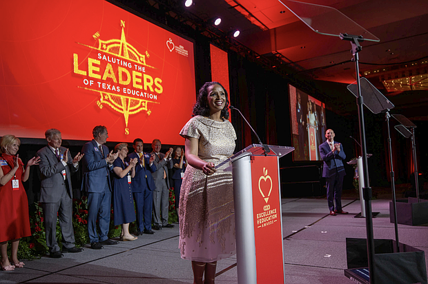 Winell Herron at the Saluting the Leaders of Texas Education