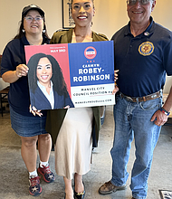 Sandra Levine, Carmyn Robey Robinson, and Burt Levine
