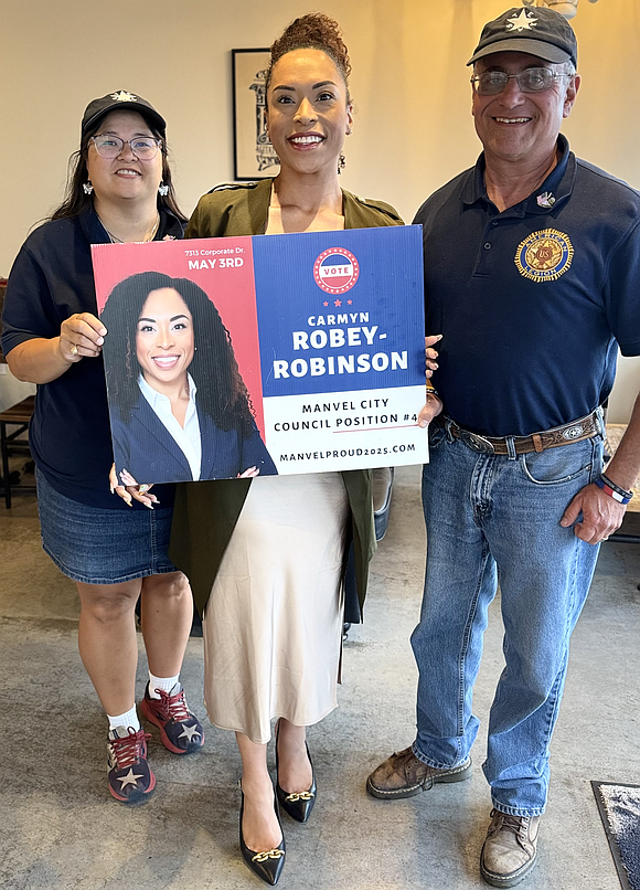 In a stunning and history-making victory, Carmyn Robey Robinson has shattered barriers and set a powerful new precedent in Brazoria …