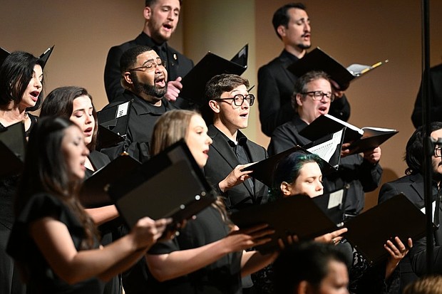 Houston Chamber Choir singers/Photo credit: Jeff Grass Photography