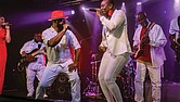 J. Tucker and the Krewe is a dynamic eight-piece band known for delivering high-energy performances.