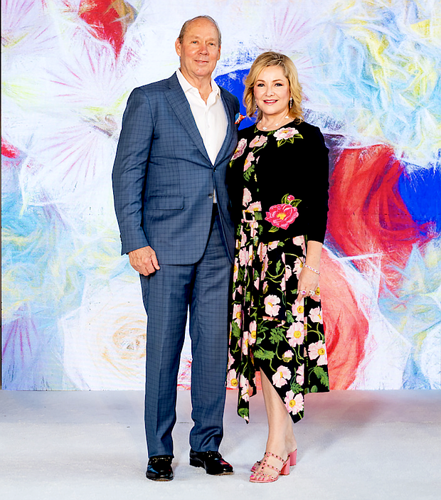Chairman & CEO Jim and Whitney Crane at the Champions for Healthy Families Luncheon & Fashion Show (Photo credit:  Houston Astros)