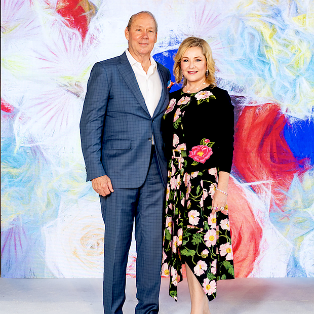 Chairman & CEO Jim and Whitney Crane at the Champions for Healthy Families Luncheon & Fashion Show (Photo credit: Houston Astros)