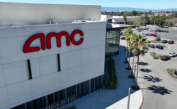 The AMC NewPark 12 theatre in Newark, California, is seen here in August 2022. AMC will be offering even more discounts to moviegoers starting this summer.
Mandatory Credit:	Justin Sullivan/Getty Images via CNN Newsource