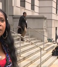 Tyrone West died while in the custody of Baltimore police in 2013. For years, his sister Tawanda Jones knew his death wasn't of natural causes, as initially reported.
Mandatory Credit:	WJZ via CNN Newsource