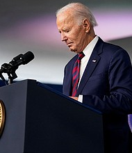 Former President Joe Biden was diagnosed with prostate cancer last week.
Mandatory Credit:	Nathan Howard/Reuters via CNN Newsource