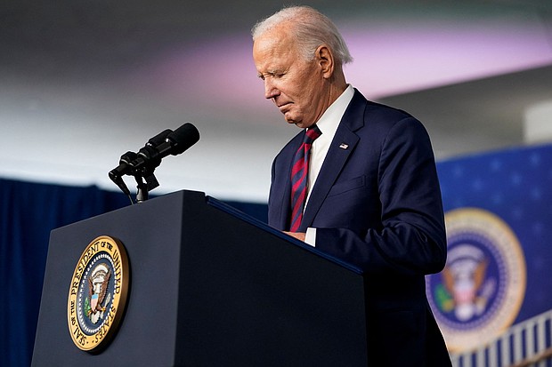 Former President Joe Biden was diagnosed with prostate cancer last week.
Mandatory Credit:	Nathan Howard/Reuters via CNN Newsource