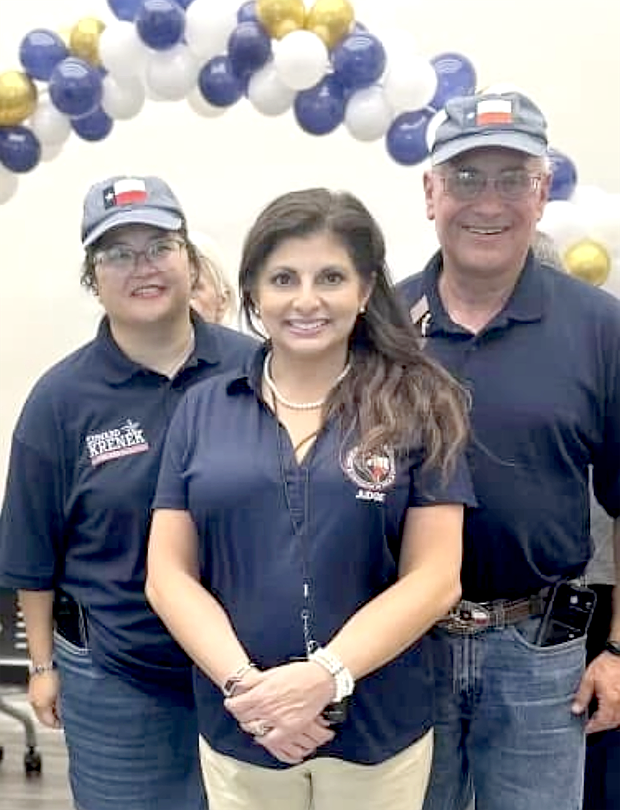 Sandra Levine, Judge Sonia Rash, and Burt Levine