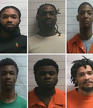 The escaped inmates have been identified as Corey Boyd, Dkenan Dennis, Jermaine Donald, Derrick Groves, Antoine Massey, Robert Moody, Kendell Myles, Gary Price, Leo Tate and Lenton Vanburen, CNN affiliate WVUE reported.
Mandatory Credit:	From New Orleans Police Department via CNN Newsource