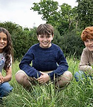 (From left) Arabella Stanton, Dominic McLaughlin and Alastair Stout.
Mandatory Credit:	Aidan Monaghan/HBO via AP via CNN Newsource