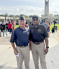 Burt Levine and Vietnam Veteran Nathan Harvey