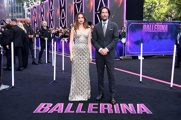 Ana de  Armas and Keanu Reeves star in Balleerina