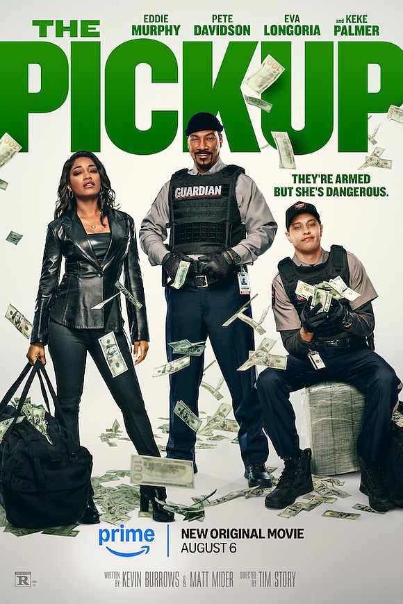 Two generations of comedy collide in *The Pickup*—a wild, action-packed thrill ride starring Eddie Murphy, Pete Davidson, and Keke Palmer.