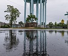The Ginter Park Water Tank on North Avenue, as seen on Tuesday, May 27, serves neighborhoods under the City’s latest boil water advisory.