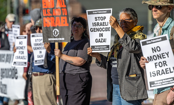 More than a dozen protesters gathered last Friday at the intersection of Belvidere and Broad streets to condemn the Israeli … More than a dozen protesters gathered last Friday at the intersection of Belvidere and Broad streets to condemn the Israeli …