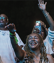 Concertgoers enjoy a performance by Ludacris at last year’s Richmond Jazz & Music
Festival at Maymont Park.