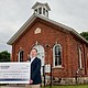 Left to right: Emily Dabish Yahkind, Superior Township Supervisor and John Robb, President, Hyundai America Technical Center, Inc. (HATCI) at the Dixboro Historic School House on Friday, May 30, 2025.