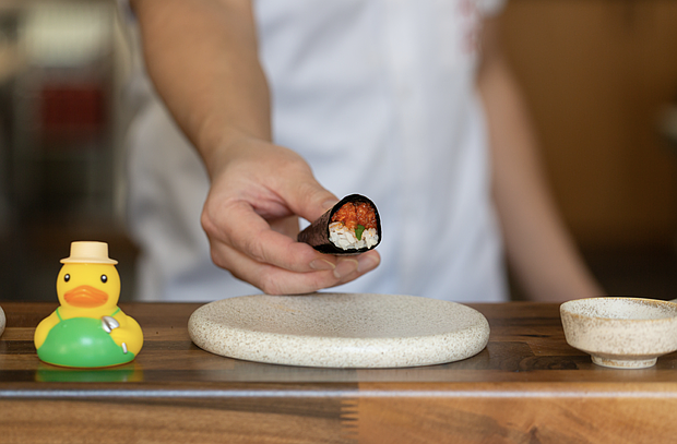 Kokoro Handroll Bar in The Woodlands is celebrating its grand opening with a weekend-long celebration June 6-8.
(Credit: Studio Rivera).