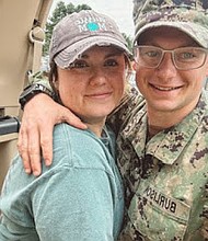 Petty Officer 1st Class Carter Burlison,