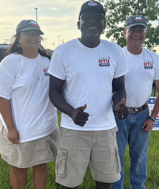 Sandra Levine, Brown Otu, and Burt Levine