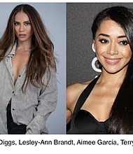 L to R: Taye Diggs, Lesley-Ann Brandt, Aimee Garcia, Terry McMillan