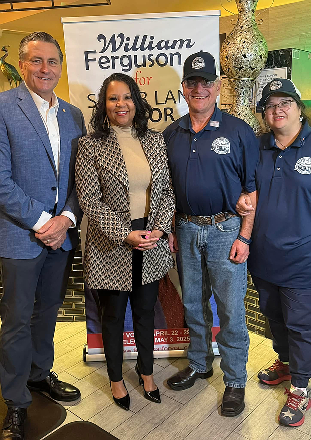 William Ferguson, Monica Riley, and Burt and Sandra Levine