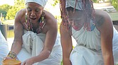 Members of the Elegba Folklore Society.