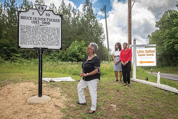 A new Virginia historical highway marker honoring Bruce Oliver Tucker was unveiled during a private ceremony Friday, May 30. The … A new Virginia historical highway marker honoring Bruce Oliver Tucker was unveiled during a private ceremony Friday, May 30. The …