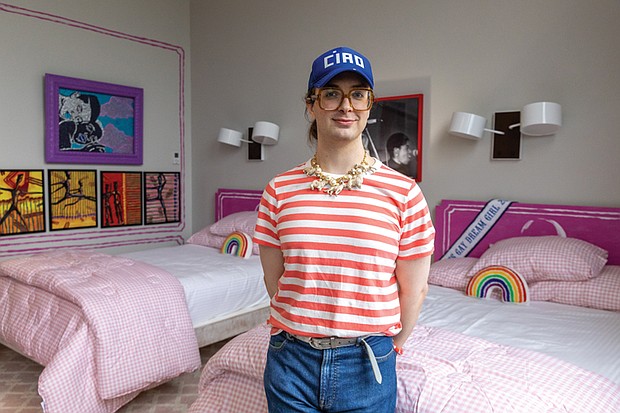 Virginia Pride organizers, in partnership with artist Scott Csoke, opened the Gayest Room Ever at Quirk Hotel on May 29 to kick off Pride Month. Created with a grant from Richmond Region Tourism, bookings of the room will help support Virginia Pride.
