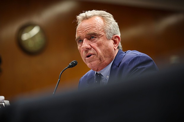 US Secretary of Health and Human Services Robert F. Kennedy Jr. testifies before the Senate HELP committee on May 20 in Washington, DC.
Mandatory Credit:	Tasos Katopodis/Getty Images/File via CNN Newsource