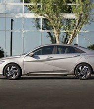 Hyundai 2025 Elantra is photographed in Fountain Valley, Calif. on July 15, 2024.
