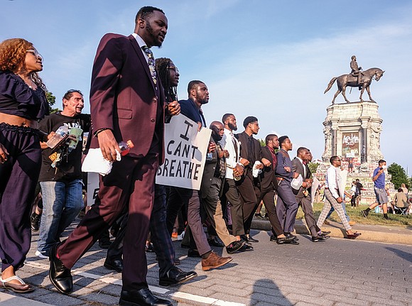 Five years after Richmond’s streets filled with protesters seeking justice following George Floyd’s murder, photos of that historic moment are … Five years after Richmond’s streets filled with protesters seeking justice following George Floyd’s murder, photos of that historic moment are …