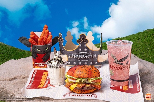 How to Train Your Dragon menu from Burger King®