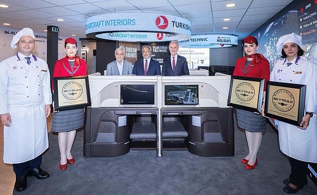 Turkish Airlines wins 2025 Skytrax World Airline Awards for the 10th time.