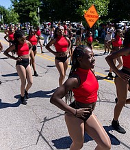 Dancers with the Royal Divas in June 2022 at the day’s Juneteenth parade through IUPUI’s campus in Indianapolis.
Mandatory Credit:	Robert Scheer/The Indianapolis Star/USA Today Network/Imagn Images via CNN Newsource