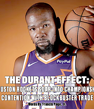 Kevin Durant is coming to Houston.