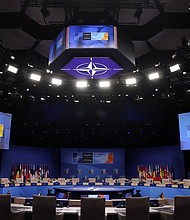 A view shows the venue of the upcoming NATO summit, in The Hague, Netherlands June 23, 2025. REUTERS/Christian Hartmann
Mandatory Credit:	Christian Hartmann/Reuters via CNN Newsource