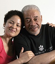 Bill Withers and his daughter Kori Withers as seen in Beverly Hills, Calif., in 2006. The daughter singer-songwriter will perform songs from her father’s catalog at the Cultural Arts Center at Glen Allen on June 28.