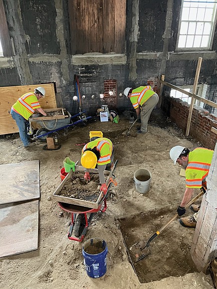 Archaeologists have uncovered the near-complete 18th-century foundation and a previously undocumented cellar of the historic Williamsburg Bray School beneath William … Archaeologists have uncovered the near-complete 18th-century foundation and a previously undocumented cellar of the historic Williamsburg Bray School beneath William …