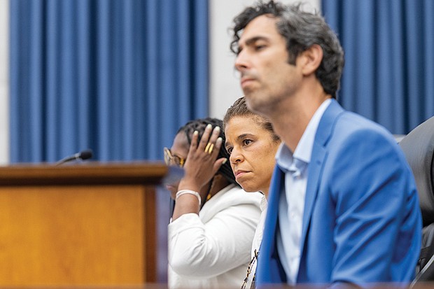 Kenya J. Gibson, 3rd District council member, listens to public comment during a City Council meeting Monday, June 23.
