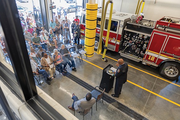 ity officials joined the Richmond Fire Department to celebrate the grand opening with a ribbon-cutting ceremony.