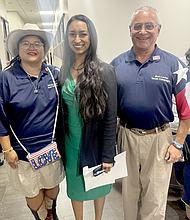 Sandra Levine,Bianca Valerio, and Burt Levine