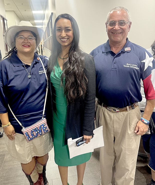 Sandra Levine,Bianca Valerio, and Burt Levine