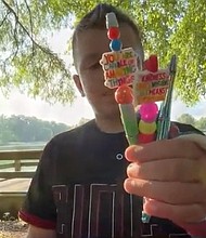 A little boy from Colerain Township is making a big difference. He donated hundreds of dollars to a local animal shelter, using money he raised by making and selling pens. Nine-year-old Brody Baldwin started making pens a couple of months ago.
Mandatory Credit:	WLWT via CNN Newsource
