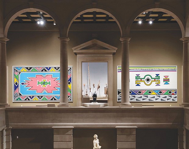 Entrance to VMFA’s African art galleries.