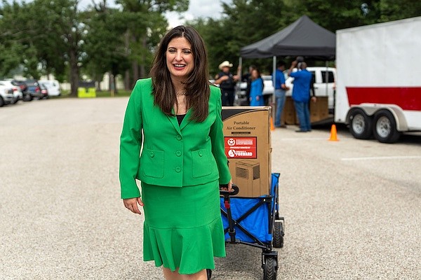 Commissioner Lesley Briones at the Freed Community Center on June 24