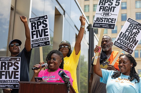 “Reinstated! Twenty-nine years! Twenty-nine years! Reinstated!” The voice of Richmond Public Schools bus driver Cynthia Cole echoed through City Hall’s … “Reinstated! Twenty-nine years! Twenty-nine years! Reinstated!” The voice of Richmond Public Schools bus driver Cynthia Cole echoed through City Hall’s …