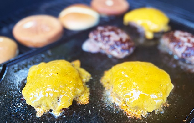 Florence suggests using a cast iron skillet or plancha to grill meats and vegetables.
Mandatory Credit:	Jeremy Harlan/CNN via CNN Newsource